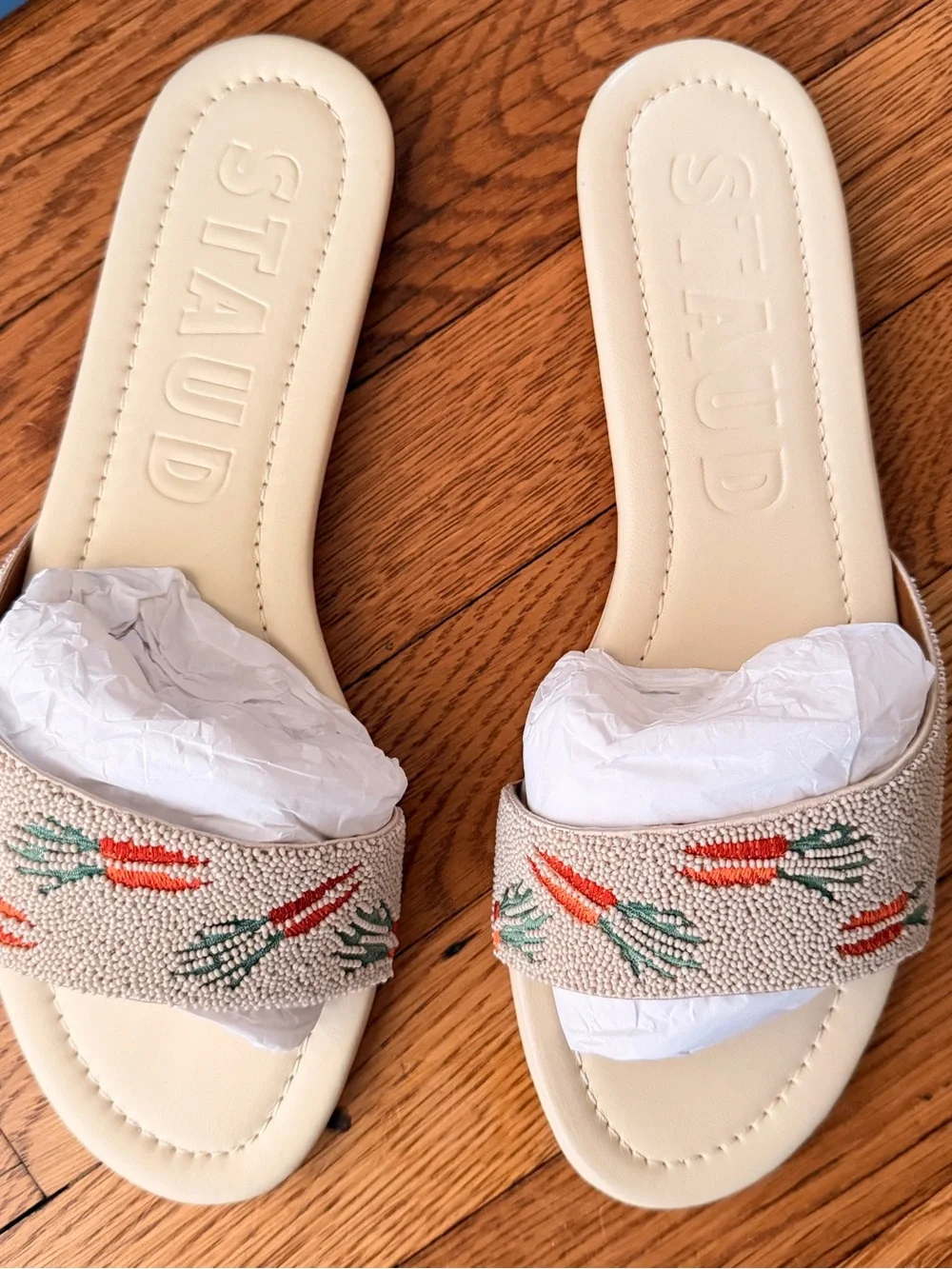 STAUD Gracie flat sandals - Picture 3 of 6